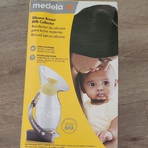 Medela Silicone Breast Milk Collector with Yellow Accents